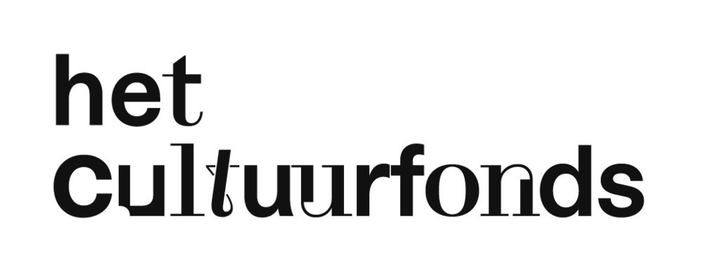 het blauwe logo van het cultuurfonds