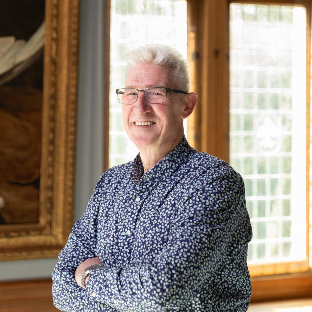 Portretfoto van Jan Albert Hiemstra